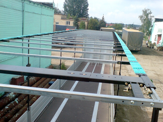 Ремонт зсувного даху напівпричепа