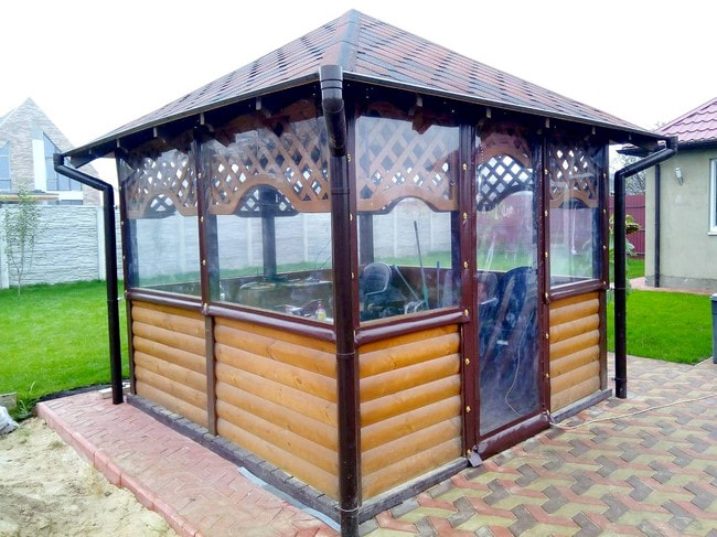 Штори ПВХ для альтанки