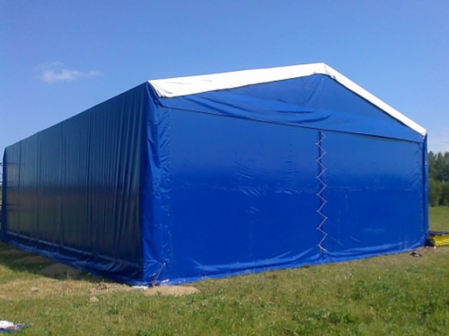 Будівництво тентових ангарів