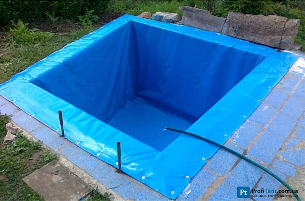Чаша басейну з плівки ПВХ