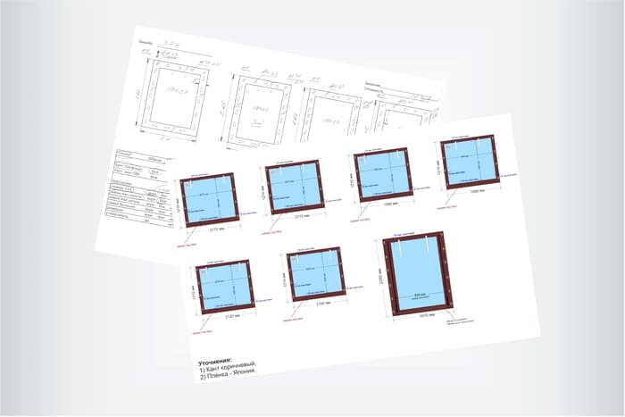Креслення гнучких м'яких вікон