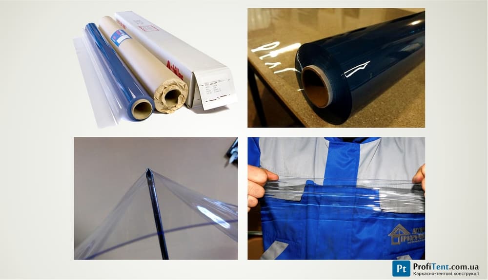 Прозора плівка ПВХ для тентових виробів