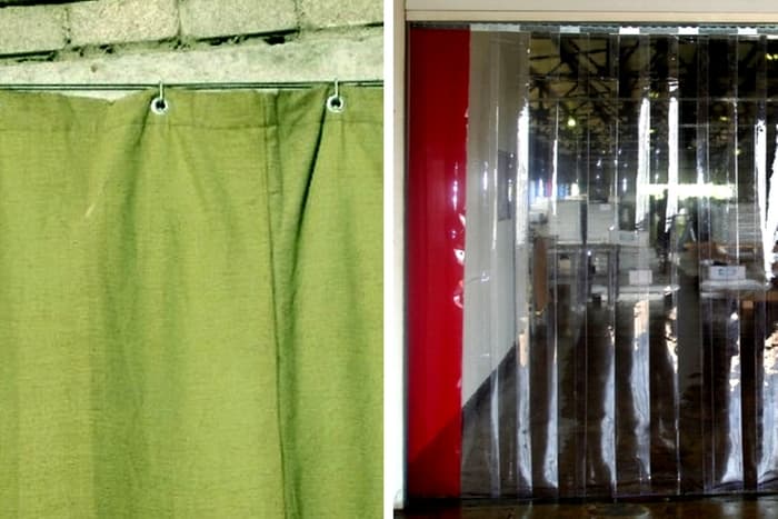 ПВХ завіси і брезентові штори для воріт