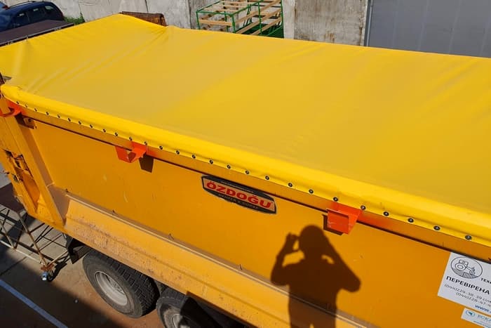 Тент на самосвал з ПВХ тканини