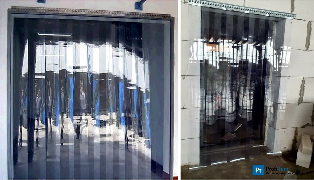 ПВХ завіси на двері