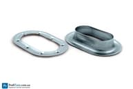 Люверс овальний 42 х 22 мм