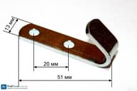 Гачки тентові оцинковані