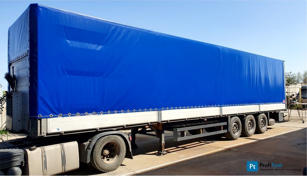 Тенти на вантажні автомобілі напівпричіп