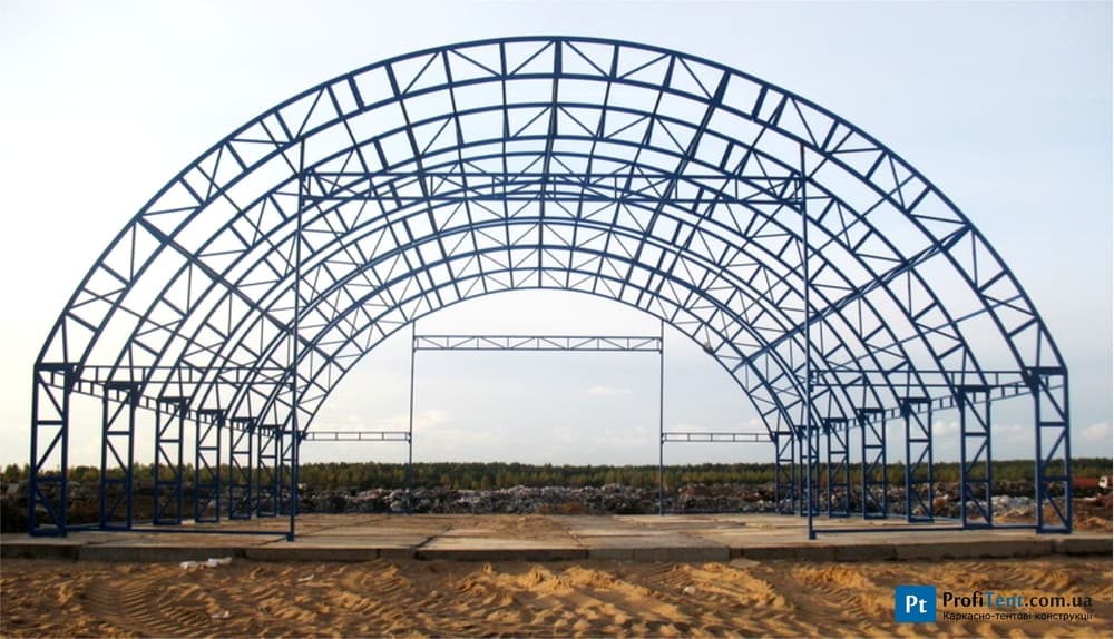 Каркас для тентового ангара