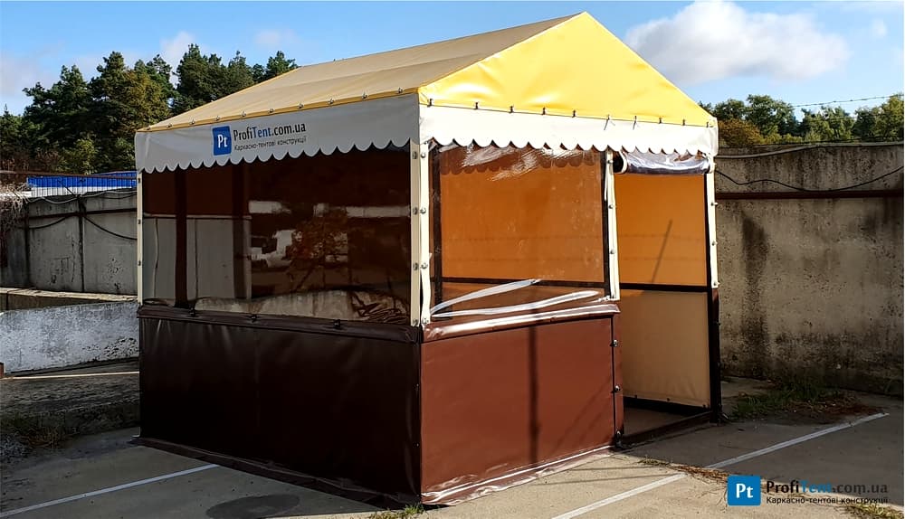Тент для торгової палатки з ПВХ тканини