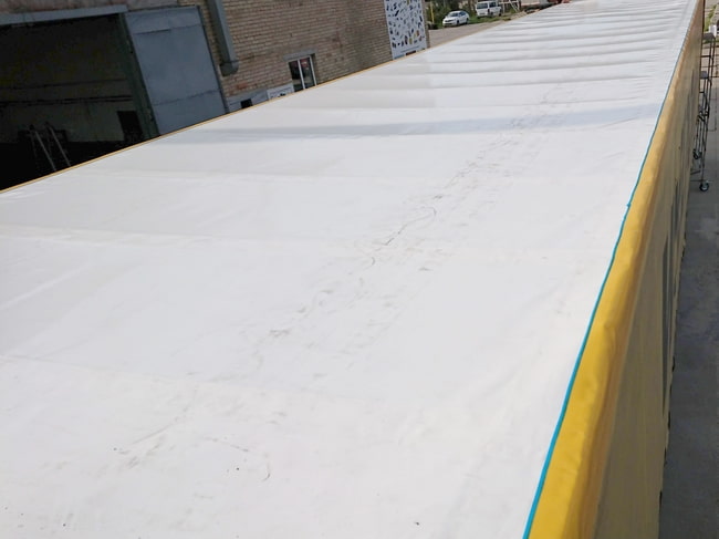 Замена крыши на полуприцепе фото