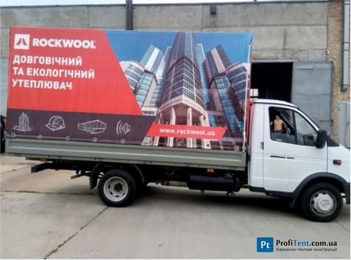 Тент на грузовик с полноцветной печатью