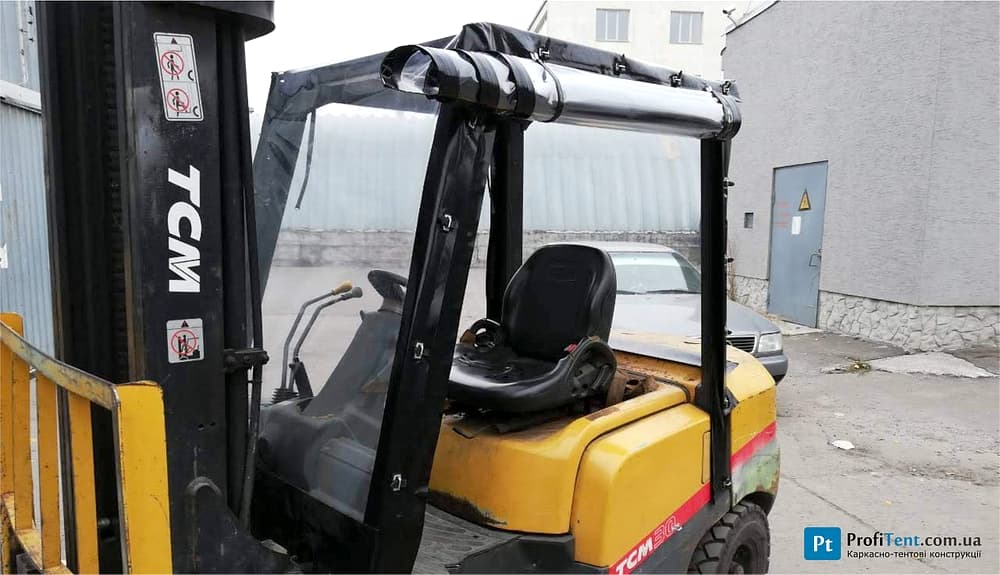 Чехол на кабину погрузчика