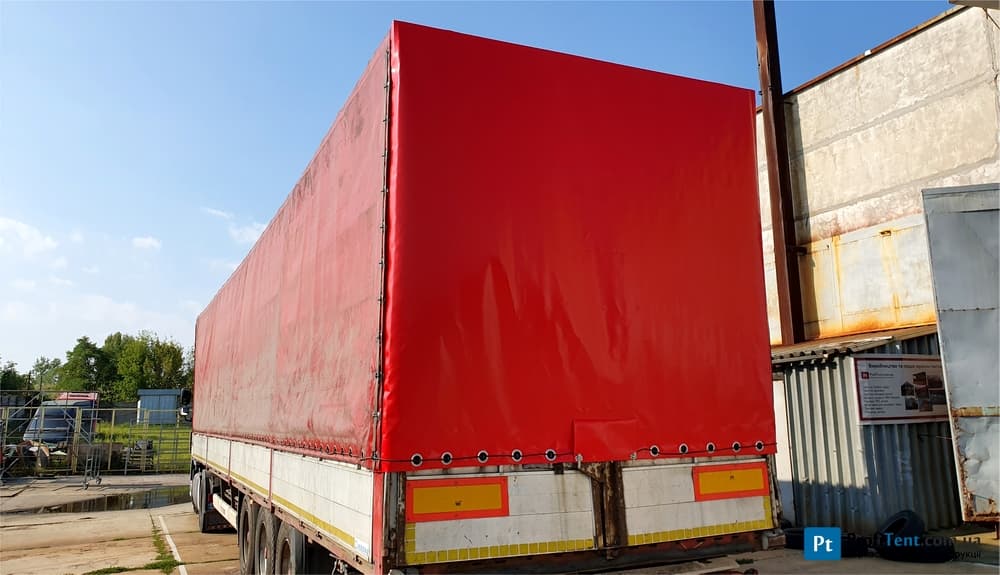 Ремонт тента на полуприцепе, фуре